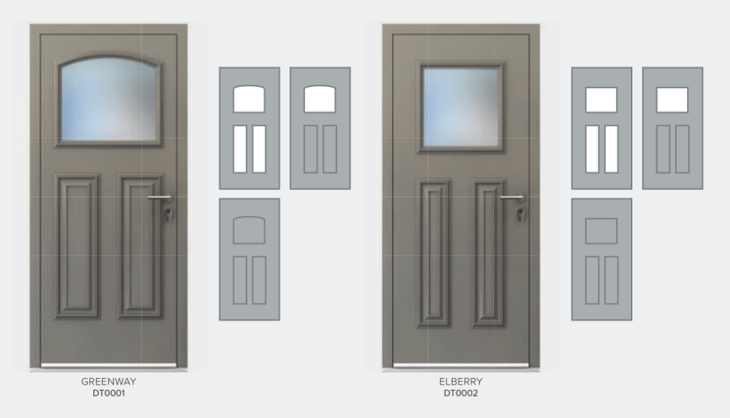 Vintage aluminium doors kent